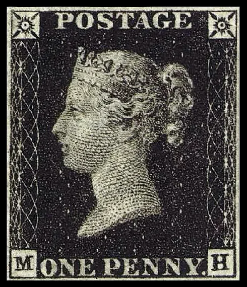 Timbre Penny Black
